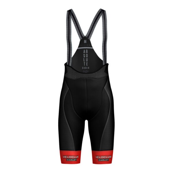 culotte curt roig Veloclub Carlet